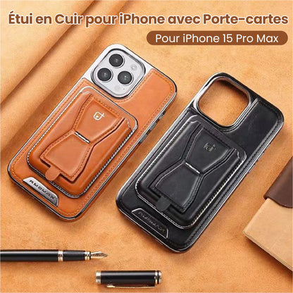 Expédition rapide ✈️Étui de protection pour iPhone en cuir de première classe