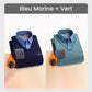 ✈️Offre spéciale🔥Haut Chaud Isolé en Polaire pour Hommes avec Col de Chemise