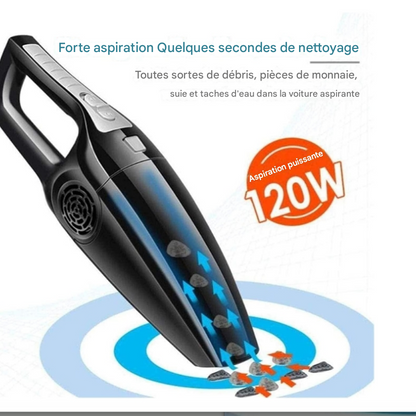 Aspirateur de voiture efficace pour le nettoyage humide et sec