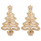 🎅Spécial Noël🎄Boucles d'oreilles brillantes en forme d'arbre de Noël