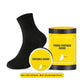 Chaussettes en coton compressé portables non lavables