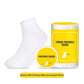 Chaussettes en coton compressé portables non lavables
