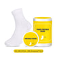 Chaussettes en coton compressé portables non lavables