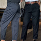 Pantalon Tailleur Droit Décontracté Taille Haute pour Femmes