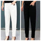 Pantalon en coton à taille élastique pour femme