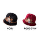 🎄Promotion de Noël -49% - Bonnet en tricot fleuri pour femme