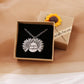 Collier Girasol "You Are My Sunshine" avec pochette de rangement