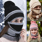 🎄Offre de Noël - 49% de réduction 🔥Ensemble hiver (bonnet, masque en coton, écharpe)