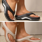 Chaussons d'été polyvalents avec semelle épaisse et blocs de couleurs