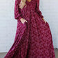 💎 60% DE RÉDUCTION ! 💎 Robe Longue à Fleurs en Rayonne – Taille Smockée, Doublure Intégrale & Poches Cachées 🌸👗
