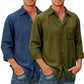 Nouveau 🔥 --- Chemise en jean pour homme 【manches longues】