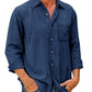 Nouveau 🔥 --- Chemise en jean pour homme 【manches longues】