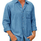 Nouveau 🔥 --- Chemise en jean pour homme 【manches longues】