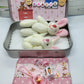 🔥Le meilleur cadeau de Pâques - 60 % DE RÉDUCTION ! 🎁🐇Mini pochette en peluche Mummy Bunny en métal