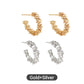 💝[Meilleur cadeau pour elle] Boucles d'oreilles en forme de C au design haut de gamme