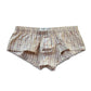 Boxer à Carreaux à 2 Boutons pour Hommes