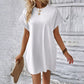 Robe Élégante de Couleur Unie avec Poches pour Femmes