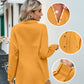Chemisier Tendance pour Femme à Manches Longues et Coupe Ample avec Poche