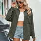Chemisier Tendance pour Femme à Manches Longues et Coupe Ample avec Poche