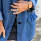 Veste décontractée en jean avec poches