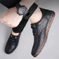 👞Chaussures en cuir décontractées de style britannique pour hommes avec semelles souples et respirantes