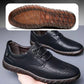 👞Chaussures en cuir décontractées de style britannique pour hommes avec semelles souples et respirantes