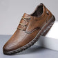 👞Chaussures en cuir décontractées de style britannique pour hommes avec semelles souples et respirantes