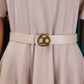 Robe Élégante Cintrée pour Femme avec Ceinture Délicate