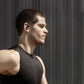Affichage de la puissance, réduction du bruit, casque Bluetooth sans fil pour sport avec tour d'oreille