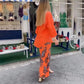 💖2 pièces chemise à manches longues et pantalon ample ensemble pour les femmes avec des imprimés décontractés✨