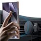 Étui de téléphone magnétique de style rétro avec support pour Samsung