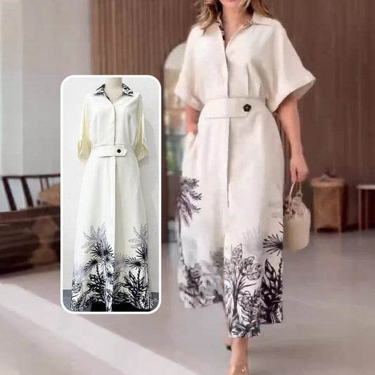 ✈️Livraison gratuite🔥Robe Vintage à Imprimé Floral pour Femmes