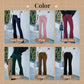 💖Vente limitée -50 % de réduction💖Pantalon de détente taille haute en velours côtelé micro slim à taille élastique