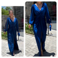 robe de couleur unie brillante pour femme