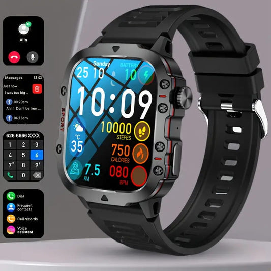 📣LIVRAISON GRATUITE💧Waterproofing Ultimate Outdoor Companion ⌚Montre intelligente robuste pour l'extérieur - 100+ modes sportifs