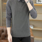 Chemise 2 pièces en fausse fourrure épaisse et chaude pour homme