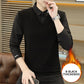 Chemise 2 pièces en fausse fourrure épaisse et chaude pour homme