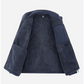 Vestes chaudes coupe-vent avec poches zippées pour hommes