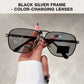 Lunettes de soleil polarisées à changement de couleur