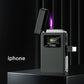 Briquet coupe-vent multifonctionnel à arc électrique créatif et mobile