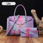 Sac bandoulière pour femme avec poignée et motif crocodile en relief - 3 pièces/lot