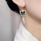 🎁CADEAU IDÉAL - Boucles d'oreilles papillon avec pompon