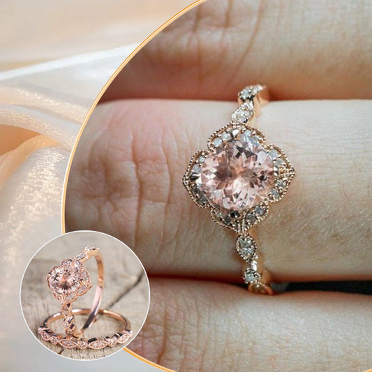 💍Offre spéciale remise 50%💎Bagues Élégantes en Or Rose