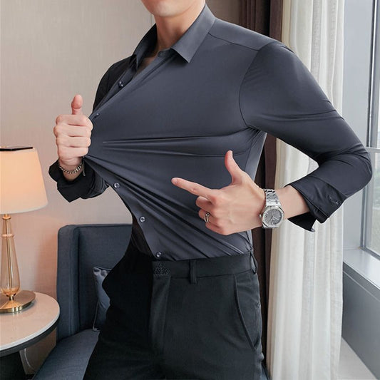 👔Chemise business très extensible et sans repassage pour hommes✨Achetez-en 2 et bénéficiez de la livraison gratuite