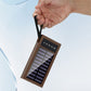 Batterie externe solaire portable 10000 mAh avec câble intégré et lumière LED