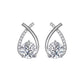 💎Boucles d'oreilles délicates en zircone croisée