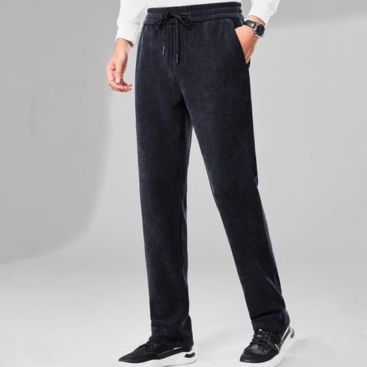 Pantalon chaud à cordon de serrage avec poches pour homme