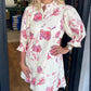 🔥Robe fleurie à la mode avec manches bouffantes et ceinture