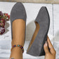 Chaussures compensées légères et élégantes à talon bas et antidérapantes