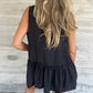 Chemise boutonnée décontractée pour femme, ample et de couleur unie